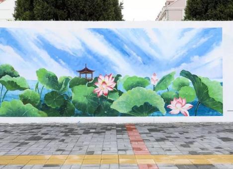 孝昌墙绘施工材料制作工艺说明