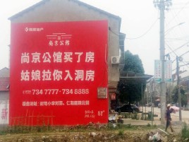 孝昌墙体广告在乡镇、农村市场的媒体优势