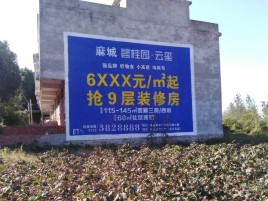 孝昌墙体广告的好处