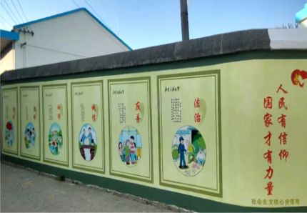 孝昌文化墙施工攻略